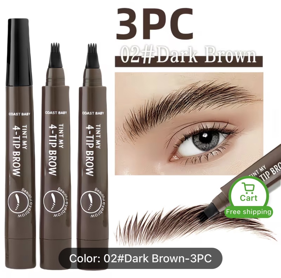 Sheglam 4-TIP BROW اشتري  قطعه واحصل علي قطعه مجانا+10لاصقات حواجب هديه