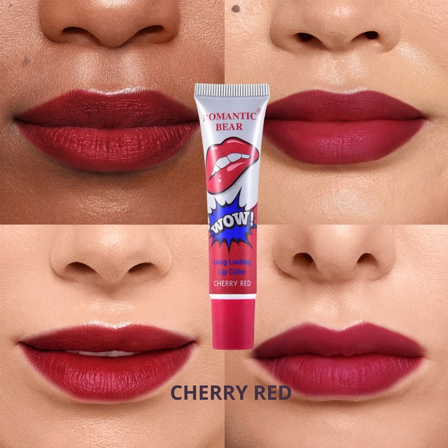 4 Colors Peel Off Liquid Lipstick Tattoo Waterproof Long Lasting