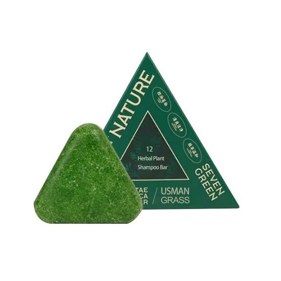 الصابونة الخضراء لانبات الشعر - seven green soap